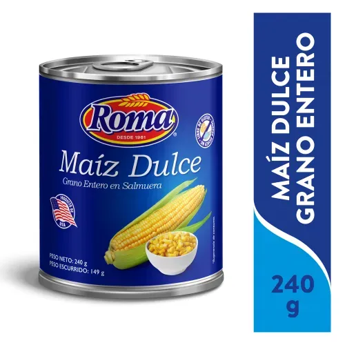 Maiz dulce Roma en lata - 240 g
