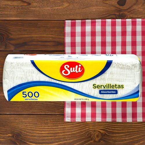 Servilleta Cuadrada Suli 500ea