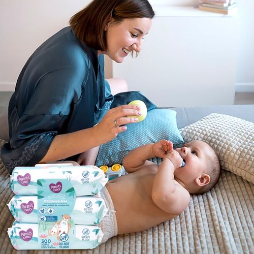 Toallitas húmedas Parent´s Choice sin fragancia 3 pack - 300 Uds