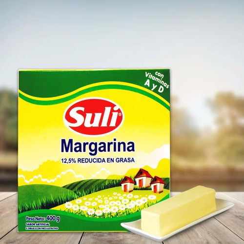 Margarina Suli 12.5% Reducida En Grasas 5 Uds - 400 g