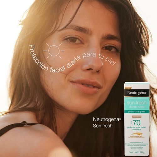 Protector Facial Neutrogena piel morena Fps 70 -  40 g