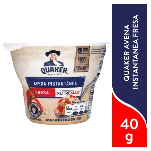 Avena Quaker instantánea sabor fresa - 40 g