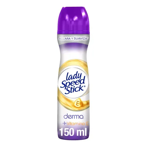 Desodorante Antitranspirante Lady Speed Stick Derma + Vitamina E Aerosol - 150 ml