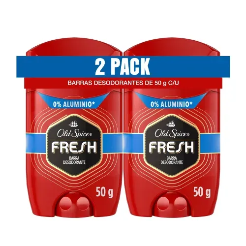 Barra Desodorante Old Spice Fresh 2 Uds - 50 g c/u