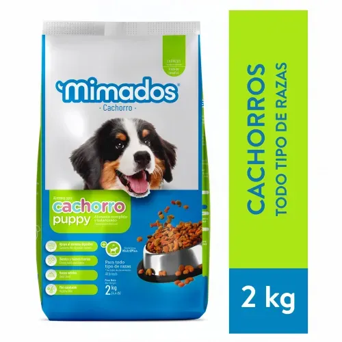 Alimento Seco Para Perro Cachorro Mimados Todo Tipo De Razas - 2 kg