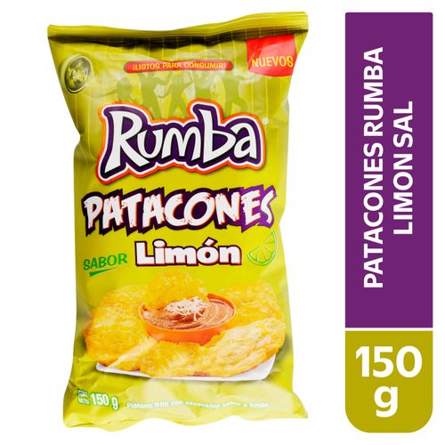 Snack patacones Rumba limón y sal - 150 g