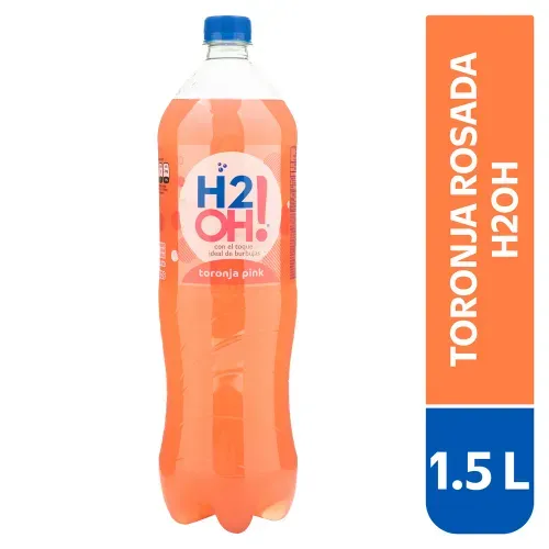 Agua H2OH gasificada sabor toronja - 1500 ml