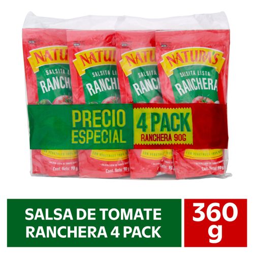Salsa Naturas Ranchera 4pack 360g