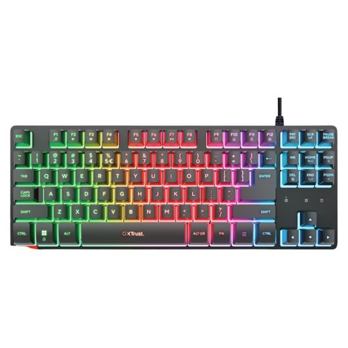 Teclado Gaming Metalico Led Negro