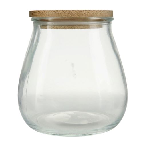 Tarro d Cristal Zibo c Tapa De Madera