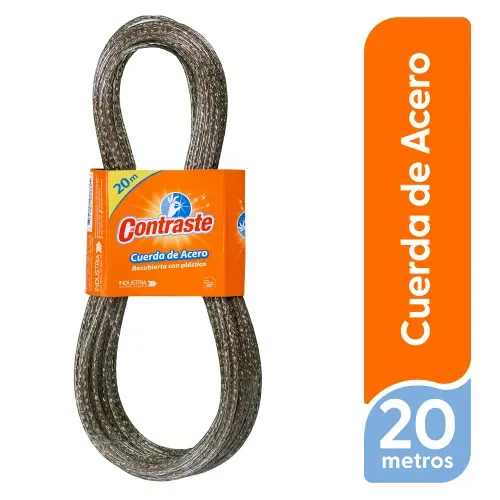 Cuerda Contraste De Acero - 20 m