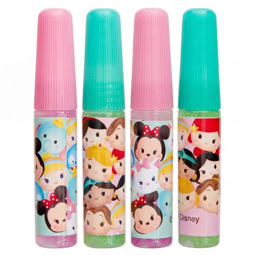 Tubos De Glitter 4 Piezas Tsum Tsum