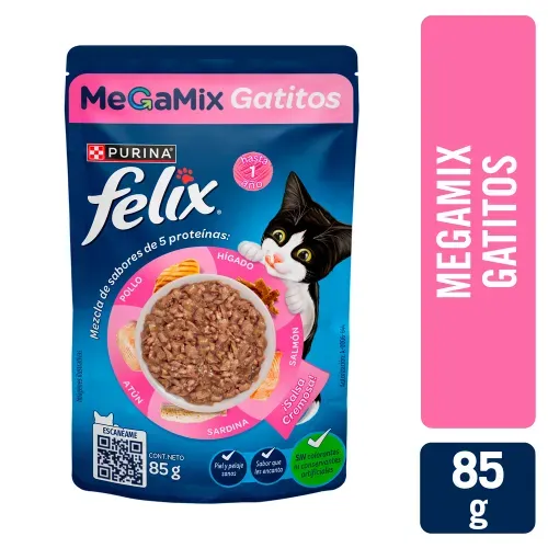 Alimento húmeda para Gatitos Megamix - 85 g