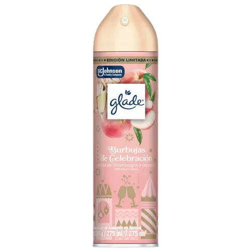Aromatizante Glade Aerosol Burbujas de Celebración - 275 ml