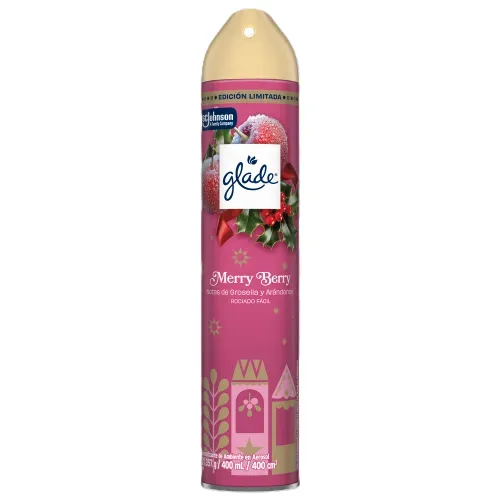Aromatizante Glade Aerosol Merry Berry - 400 ml