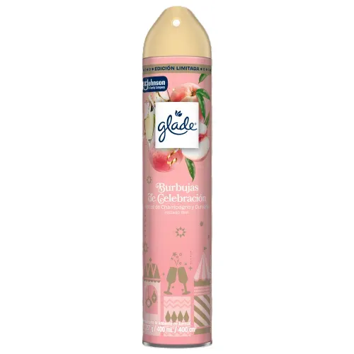 Aromatizante Glade Aerosol Burbujas de Celebración - 400 ml