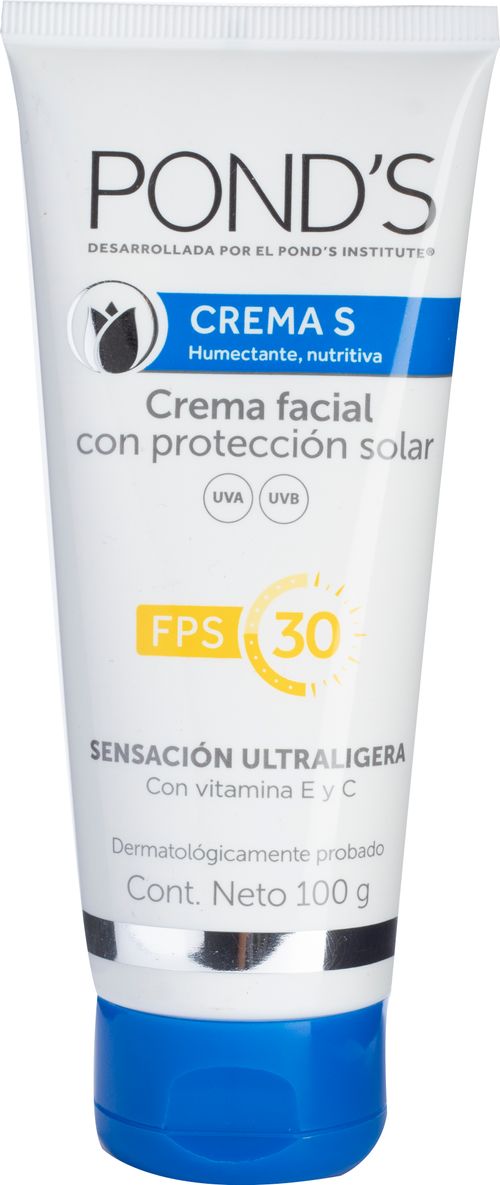 Crema facial Pond's humectante nutritiva fps 30 - 100 g