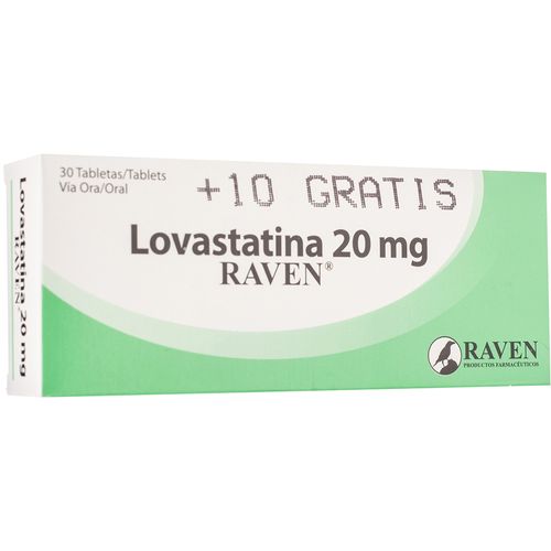 Lovastatina R 20Mg, Precio indicado por unidad