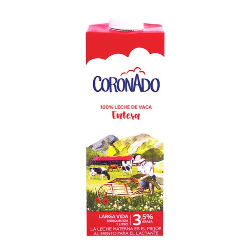 Leche Coronado Liquido 3% Grasa Tetra - 1000Ml