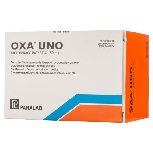 Oxa Uno 150Mg, Precio indicado por unidad