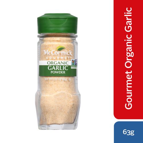 Ajo molido orgánico McCormick gourmet - 63 g