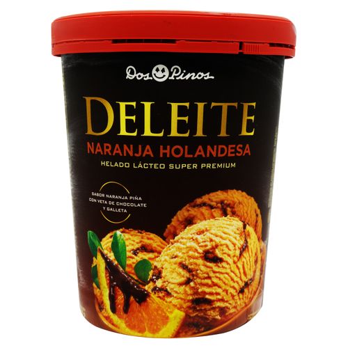 Helado Dos Pinos deleite naranja holandesa - 565 g