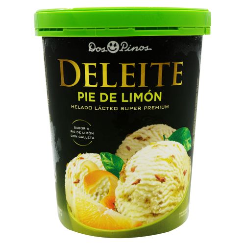 Helado Dos Pinos Sabor Pie De Limón Super Premium- 555g