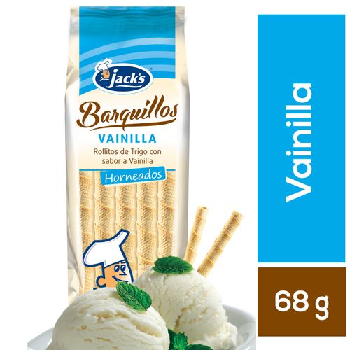 Barquillos Jack's sabor vainilla - 68 g