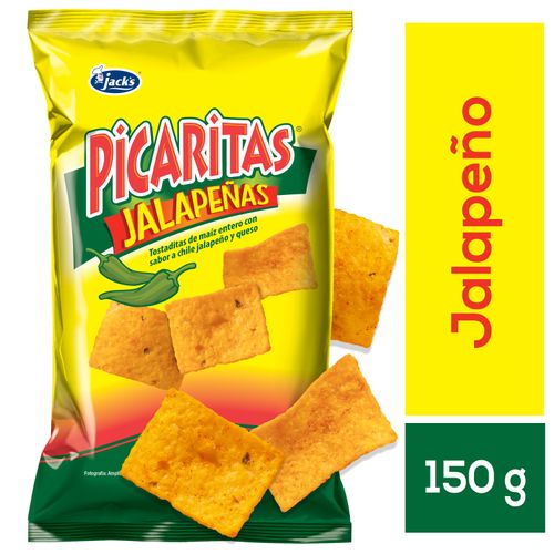 Snacks Jack's picaritas jalapeñas y queso - 150 g