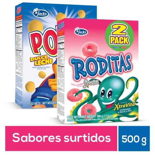 Jacks 2Pack Cereal Surtido 500 Gr 1X7