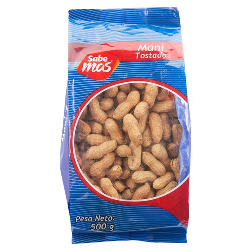 Maní Sabemas Con Cascara Tostado - 500 g