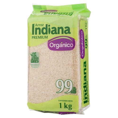 Arroz Indiana orgánico 99% grano entero - 1000 g