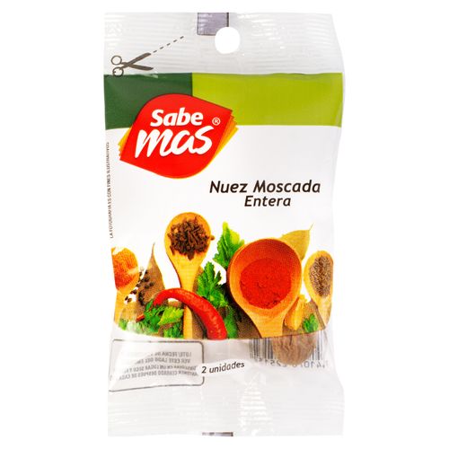 Nuez Sabemas Moscada Entera - 10gr