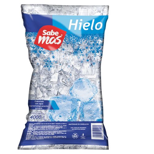 Hielo Sabemas Bolsa 4000 Gr