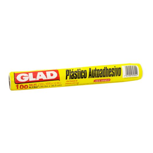 Papel Glad Plástico Auto Adhesivo Repuesto - 9.29mt