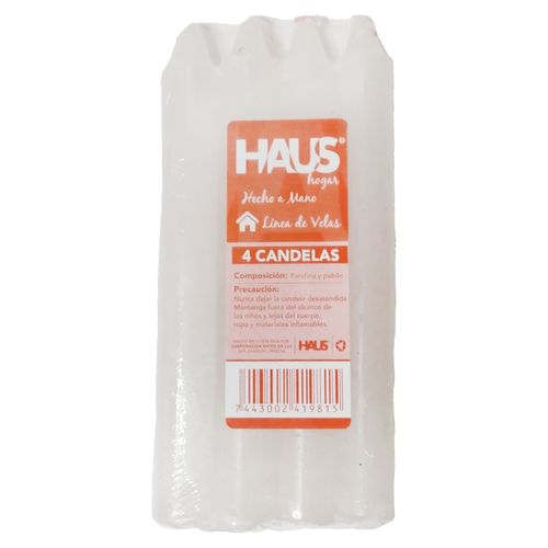 Set Haus 4 Candelas Ecologicas