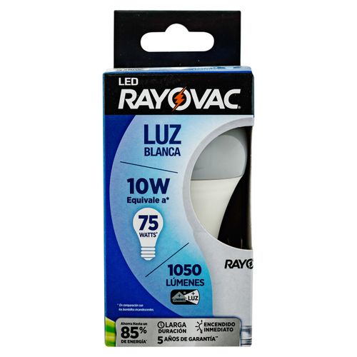 Luaz Rayovac Blanca de Led 10W Blanco - unidad