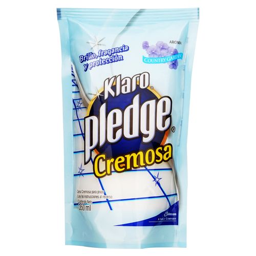 Cera Pledge Klaro Cremosa Cristalina - 350ml