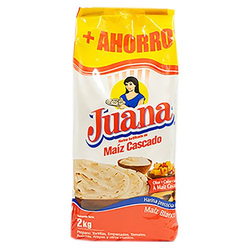 Harina Juana De Maíz Precocido Blanco - 2kg