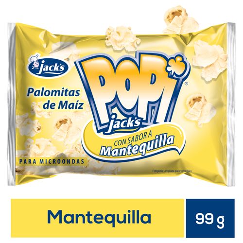 Palomitas De Maíz Jack´s Sabor Mantequilla - 99g