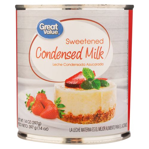 Leche condensada Great Value -397g