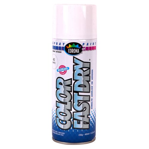 Pintura Corona anticorrosiva acrílica fast dry color blanco