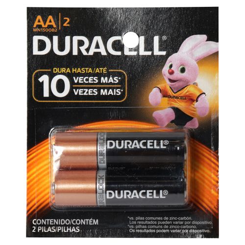 Batería Duracell Alcalina AA -  2 unidades