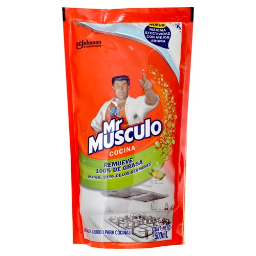 Antigrasa Mr Musculo Limon Doypack - 500ml