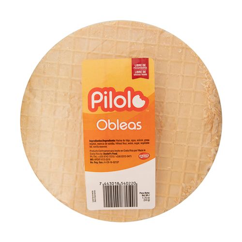 Galleta Pilolo Obleas Libre De Preservantes - 100 g