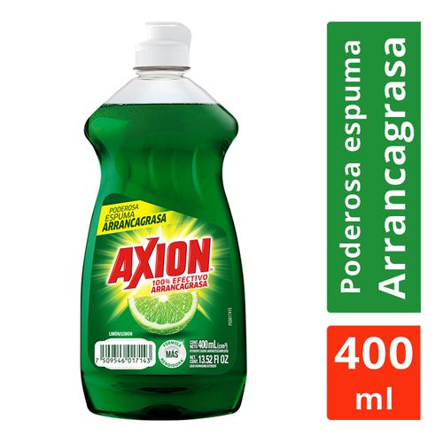 Lavaplatos Líquido Axion Limón -400ml