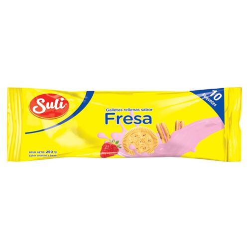 Galleta Rellena De Fresa Suli 250 G