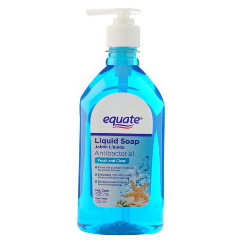 Jabón Líquido Equate Antibacterial Fresh -525ml