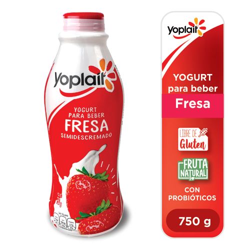 Yogurt Yoplait Líqudo Fresa -750gr