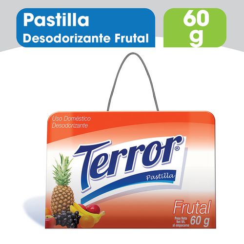 Pastilla Terror Para Baño Frutal, Desodorizante - 60g